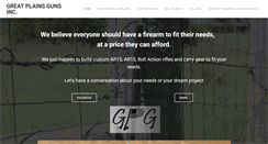 Desktop Screenshot of greatplainsguns.com